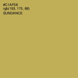 #C1AF58 - Sundance Color Image