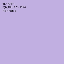 #C1AFE1 - Perfume Color Image