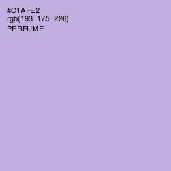 #C1AFE2 - Perfume Color Image