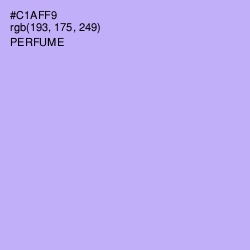 #C1AFF9 - Perfume Color Image