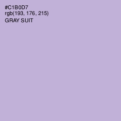 #C1B0D7 - Gray Suit Color Image