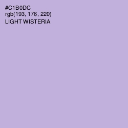 #C1B0DC - Light Wisteria Color Image