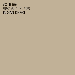 #C1B196 - Indian Khaki Color Image