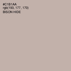 #C1B1AA - Bison Hide Color Image