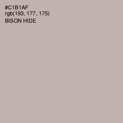 #C1B1AF - Bison Hide Color Image