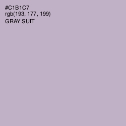 #C1B1C7 - Gray Suit Color Image