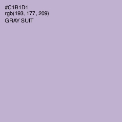 #C1B1D1 - Gray Suit Color Image