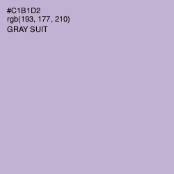 #C1B1D2 - Gray Suit Color Image