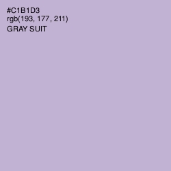 #C1B1D3 - Gray Suit Color Image