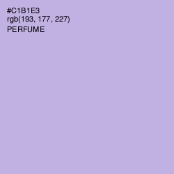 #C1B1E3 - Perfume Color Image