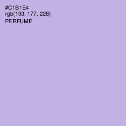 #C1B1E4 - Perfume Color Image