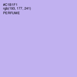 #C1B1F1 - Perfume Color Image