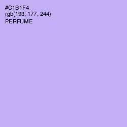 #C1B1F4 - Perfume Color Image
