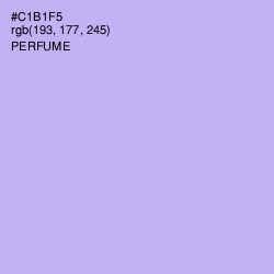 #C1B1F5 - Perfume Color Image