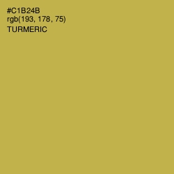 #C1B24B - Turmeric Color Image