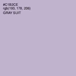 #C1B2CE - Gray Suit Color Image