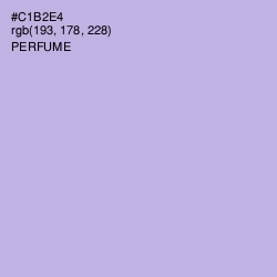 #C1B2E4 - Perfume Color Image