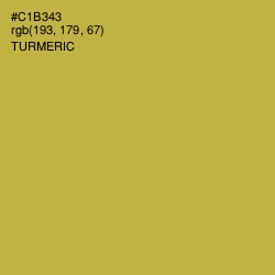 #C1B343 - Turmeric Color Image