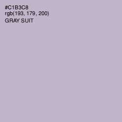 #C1B3C8 - Gray Suit Color Image