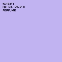 #C1B3F1 - Perfume Color Image