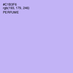 #C1B3F6 - Perfume Color Image