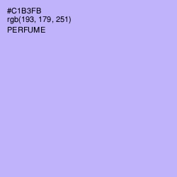 #C1B3FB - Perfume Color Image