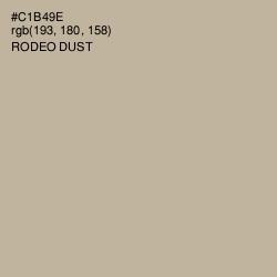 #C1B49E - Rodeo Dust Color Image