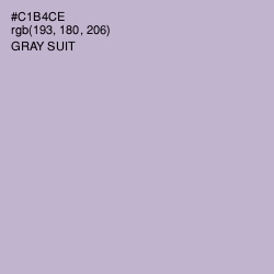 #C1B4CE - Gray Suit Color Image