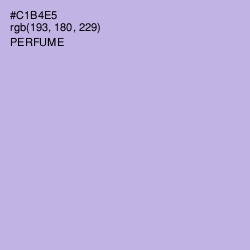 #C1B4E5 - Perfume Color Image