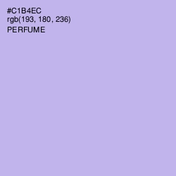 #C1B4EC - Perfume Color Image