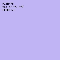 #C1B4F5 - Perfume Color Image