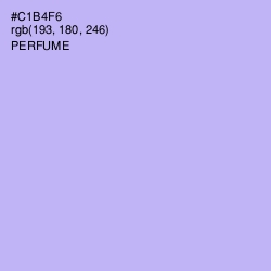 #C1B4F6 - Perfume Color Image