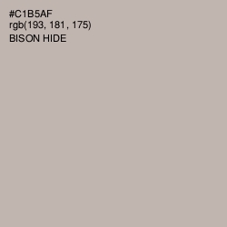 #C1B5AF - Bison Hide Color Image