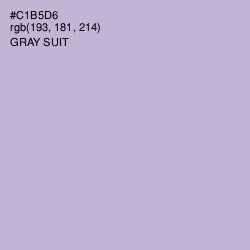 #C1B5D6 - Gray Suit Color Image