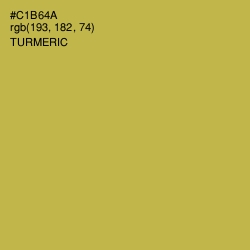 #C1B64A - Turmeric Color Image