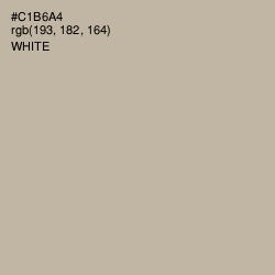 #C1B6A4 - Bison Hide Color Image