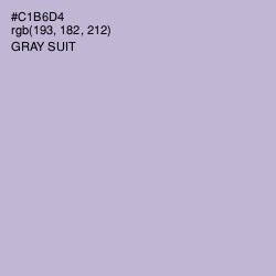#C1B6D4 - Gray Suit Color Image