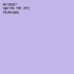 #C1B6E7 - Perfume Color Image