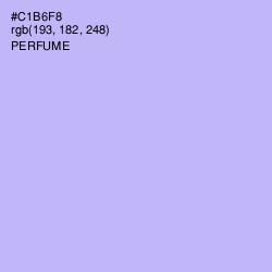 #C1B6F8 - Perfume Color Image