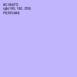 #C1B6FD - Perfume Color Image