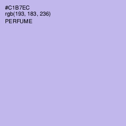 #C1B7EC - Perfume Color Image