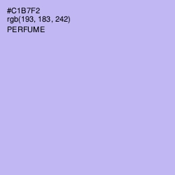 #C1B7F2 - Perfume Color Image