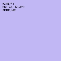 #C1B7F4 - Perfume Color Image