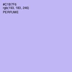 #C1B7F6 - Perfume Color Image