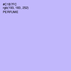 #C1B7FC - Perfume Color Image