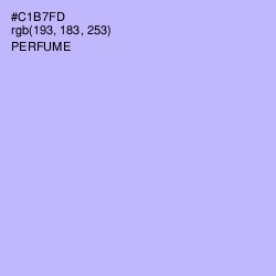 #C1B7FD - Perfume Color Image