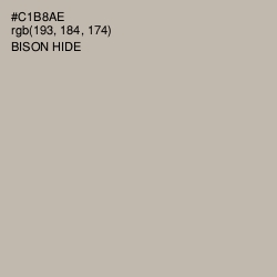 #C1B8AE - Bison Hide Color Image
