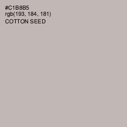 #C1B8B5 - Cotton Seed Color Image