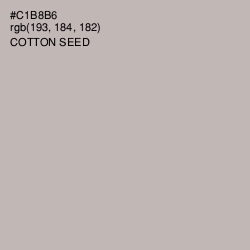 #C1B8B6 - Cotton Seed Color Image