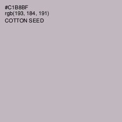 #C1B8BF - Cotton Seed Color Image